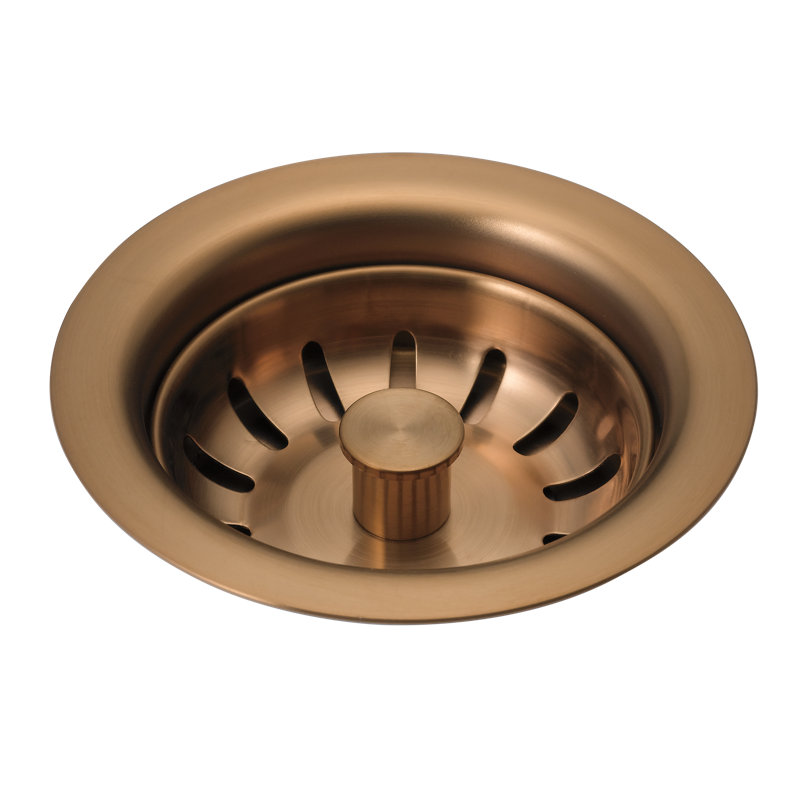 4.5" Basket Strainer, Brushed Bronze Brilliance