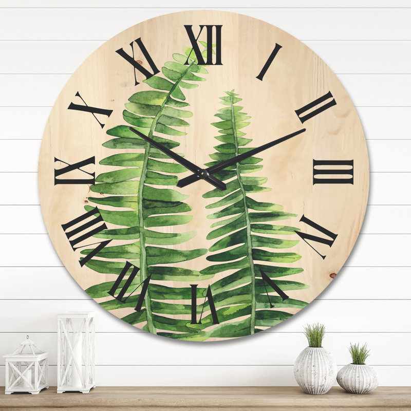 Horloge murale Fern, Grand