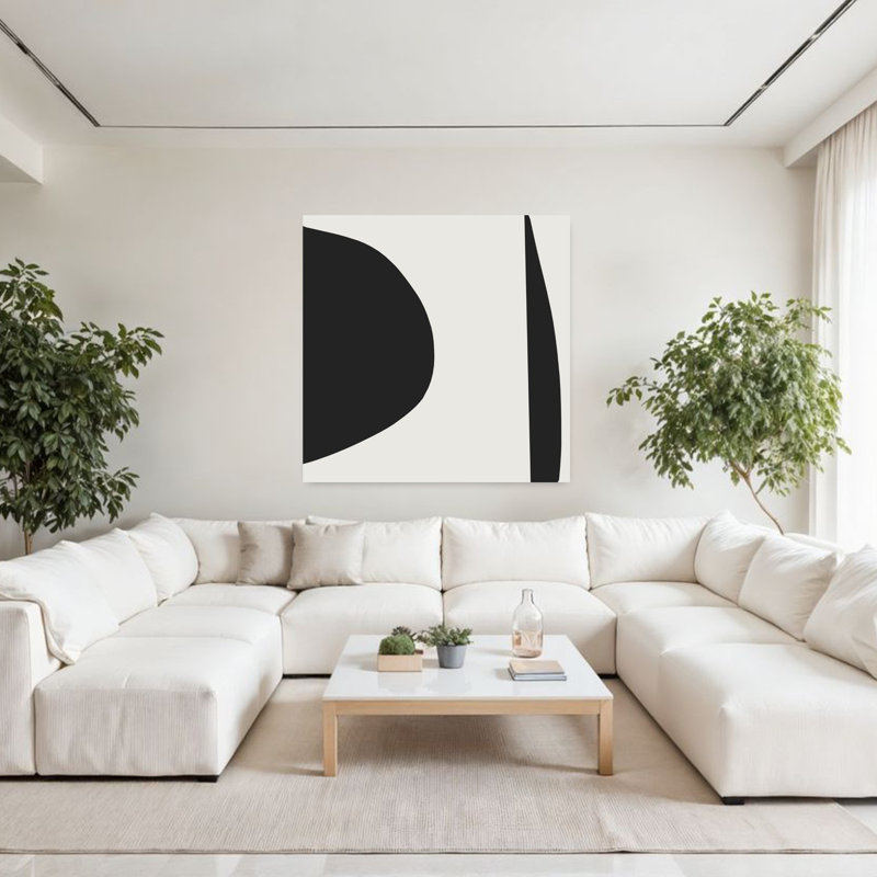 Art contemporain abstrait géométrique contemporain, H 48 po x l 48 po