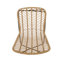 Deux chaises d'appoint brunes - 2 chaises de patio pour l'extérieur avec style-1090145967