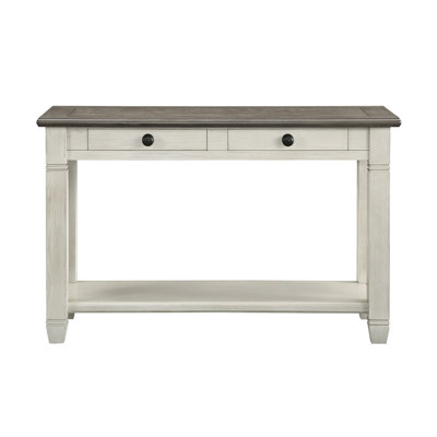 Rockdale Sofa Table With Drawers And Shelf Storage