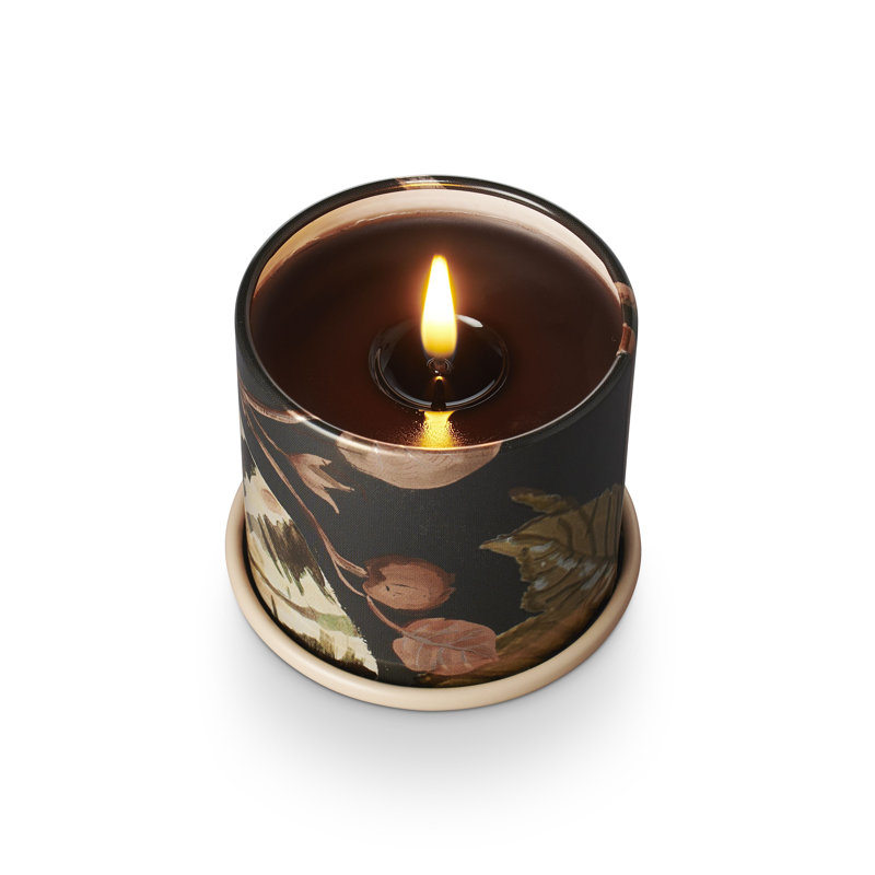 Midnight Pumpkin Scented Black Tin Candle, 3 oz