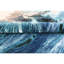 Hand Knotted Abstract Area Rug in Blue/Beige-898814518