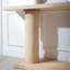 Console 59 po en bois minimaliste moderne avec piédestal à colonne 59 po - Élégante décoration décorative pour l'entrée, le salon et le couloir