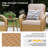 Aksha Outdoor Wicker Patio Rocking Chair with Cushions-692970290-695592905