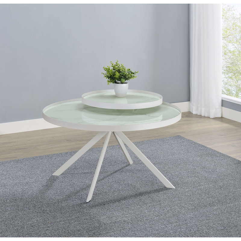 Table basse Hearn, Blanc