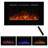 Aaeryn 84 inches Recesses and Wall Mounted Electric Fireplace inserts-2134420911