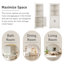 Armoire de rangement en coin Farmhouse-1809810505