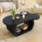 Modern Cloud Coffee Table with 1.5" Thick Tabletop-1938650509