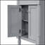 Meuble-lavabo 24 po avec lavabo supérieur, armoire de rangement moderne à 2 niveaux, lavabo simple, grandes tablettes pour une élégance organisée