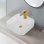 Premium Ceramic Countertop Vessel Sink - Timeless Contemporary-Classic Design, Stain-Resistant High-Gloss Easy-Clean Surface, CUPC Certified & White Label, Fits Small & Large Bathrooms