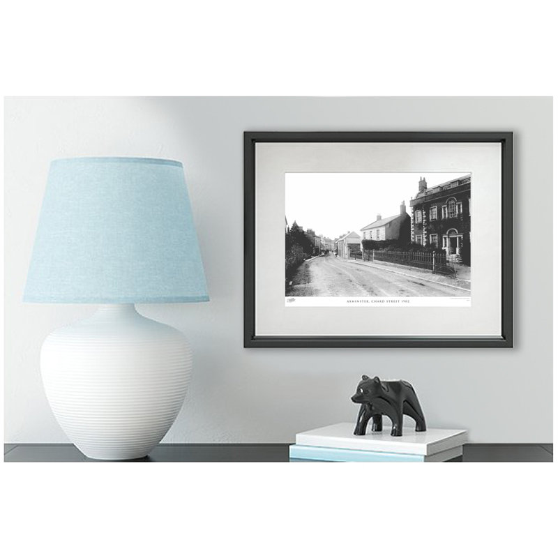Axminster, Chard Street 1902 - Single Picture Frame Print, 40cm H x 50cm W x 2.3cm D