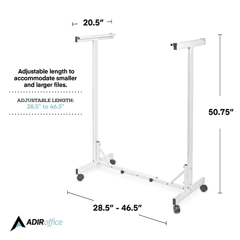 Armoire de rangement extensible avec plan mobile, Blanc
