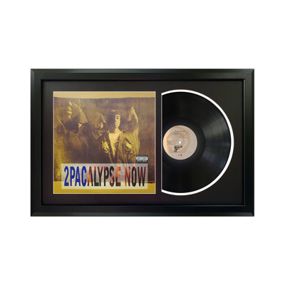 2Pac "2Pacalypse Now" Framed Record with Black Mat
