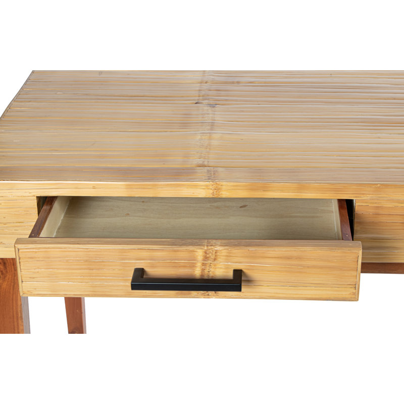 Bureau en bois massif Andros, Naturel