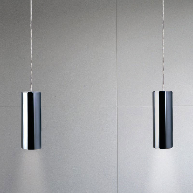 Kronn 1 - Light Single Cylinder Pendant, Chrome