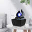 Fontaine de bureau avec méditation et cascade