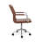 Martha Stewart Taytum Upholstered Swivel Home Office Chair with Integrated Armrests-89812703-109741879