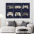 Video Game Controller Evolution Canvas Print-943368799-950176793