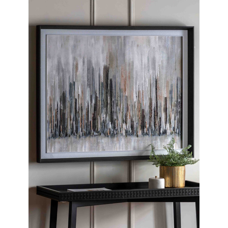 Urban Silence Framed Canvas 1120x60x920mm