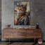 «Cat To The Skies», impressions sur toile de chat excentrique par Notoriart-104454257-104454244