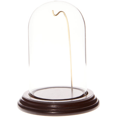 Cloche à dôme en verre 3 "x 5"