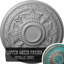 Médaillon de plafond Endurathane rose, DO 30 7/8 po x P 3 5/8 po x P 1 3/8 po (convient aux auvents jusqu'à 5 1/4 po), finition laiton peint à la main-28575408