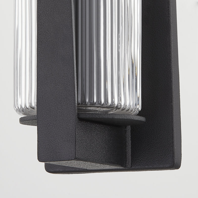 Steel Flush Mounted Sconce, Forged Iron