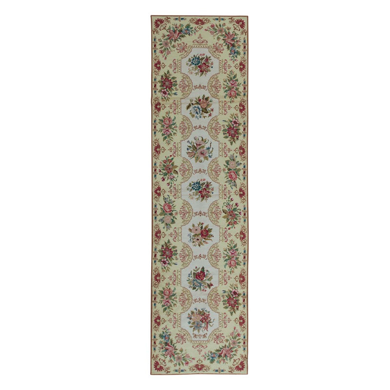 Hand Knotted Wool Floral Area Rug