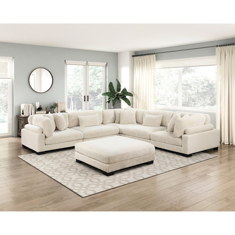 Chaise rembourrée en velours côtelé beige avec structure en contreplaqué pour espace de vie sur la base