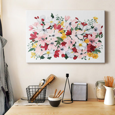 Toile tendue avec châssis de qualité supérieure Spring Bliss III - prête à être accrochée