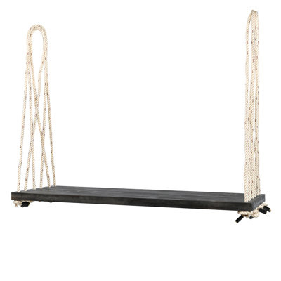 TOPMAX Patio Wooden Swing Chair