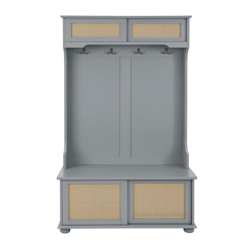 Banc d'entrée pour vestibule Brandilee, Gris
