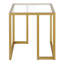 Oscar Glass Top Sled End Table-1908811212