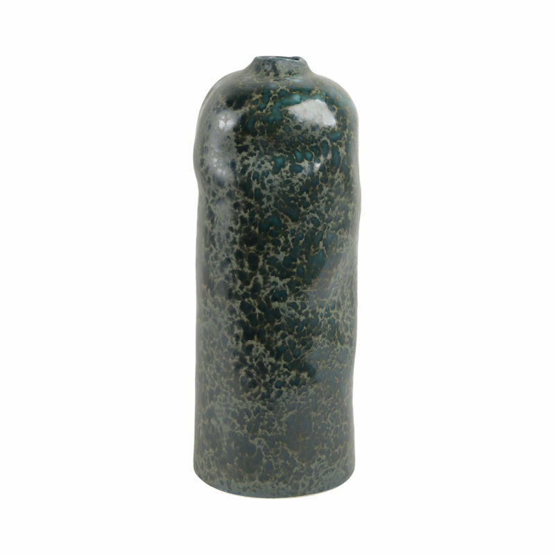 Handmade Earthenware Vase - Decorative Pottery Accent With Artistic Textured Design, Perfect For Adding A Stylish Touch To Any Space