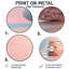 "Create You Peace - Spiritual Stone", art mural rond en métal-151829852