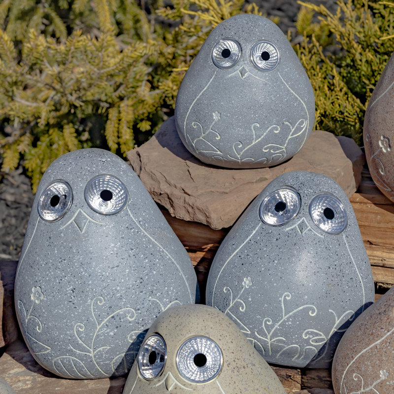 Ensemble de 3 pierres de jardin Aleksei, Gris antique