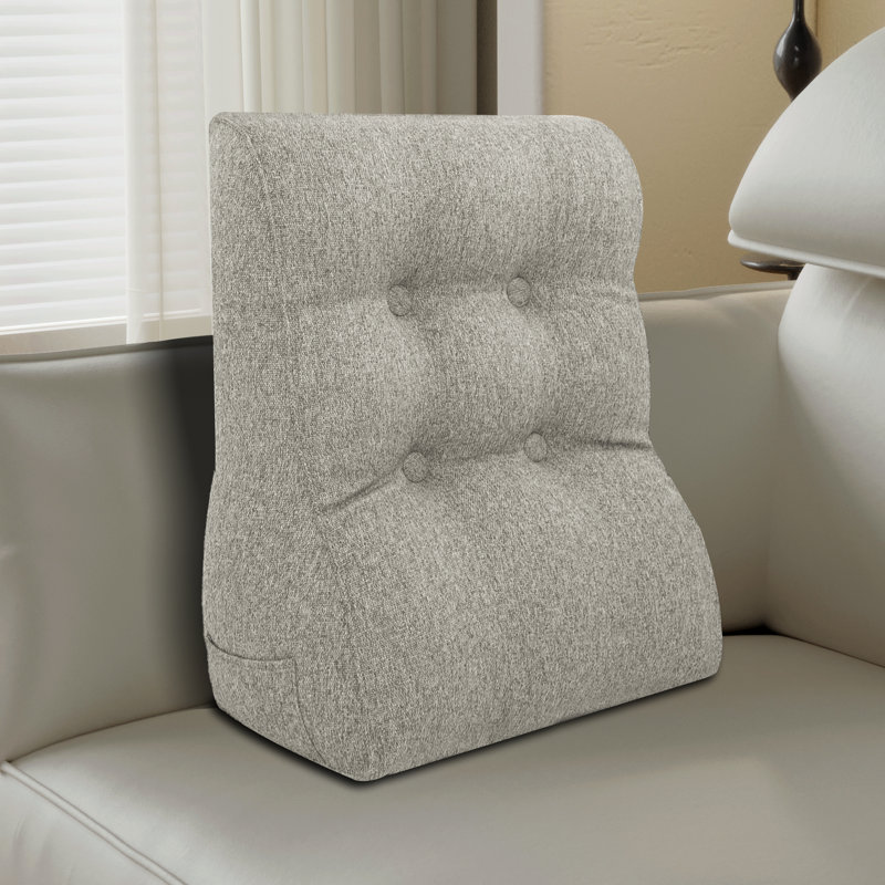 Triangular Backrest Cushion, Ivory