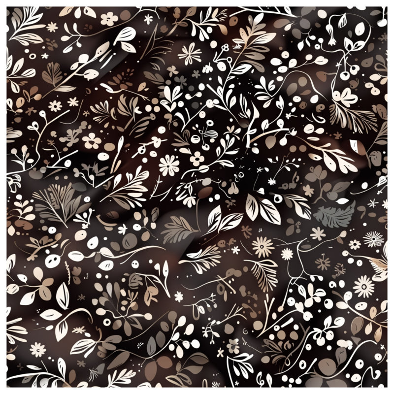 Housses de couette Floral Botanical Illustration, Lit simple