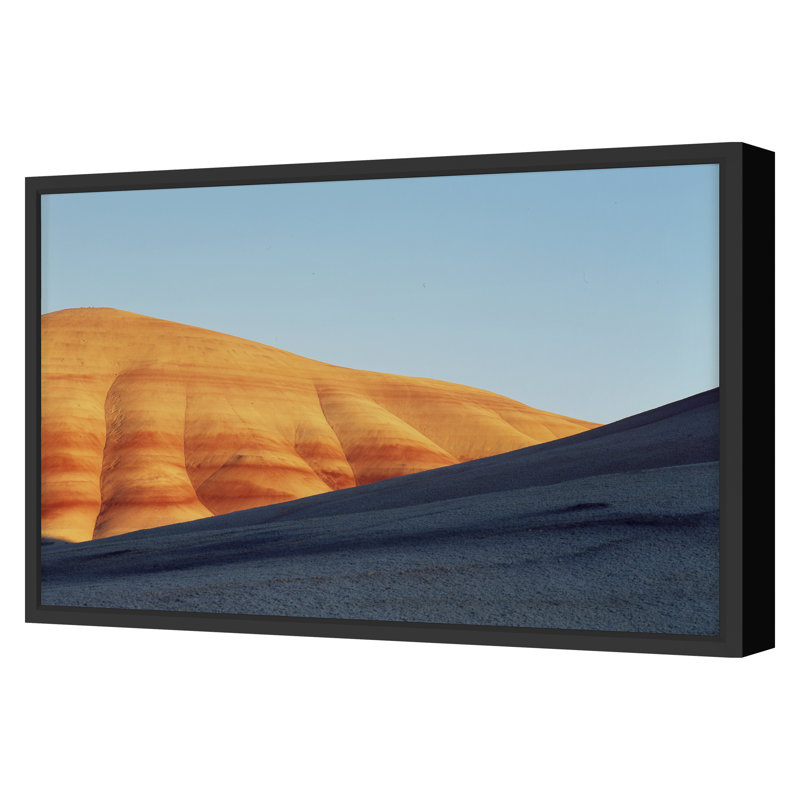 Desert Peak Print by Acer Images, Black Single Picture Framed
