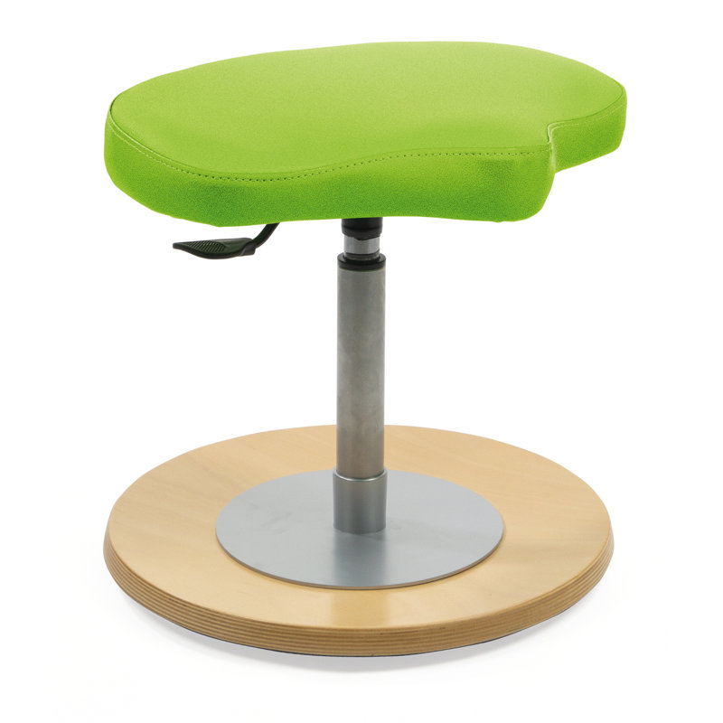 Adjustable Height Ergonomic Active Stool, Apple Green