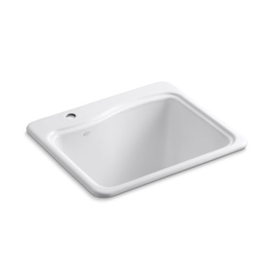 River Falls Metal Rectangular Drop-In Bathroom Sink
