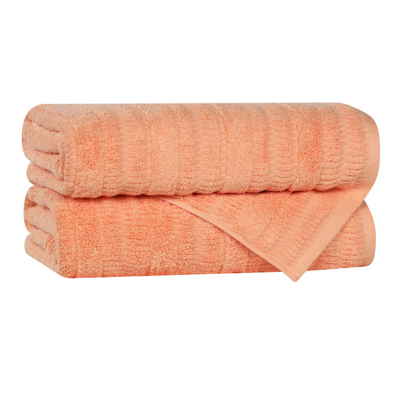 Serviettes de bain Mika Smart Twist, Pêche