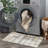 NELE Machine Washable Modern Lattice Area Rug Ivory/Beige/Gray Multi-83100286