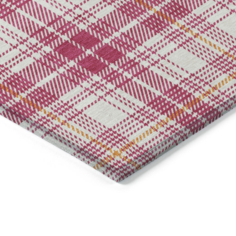  Tapis beige intérieur / extérieur lavable à la machine Chayden ACN993, Rectangle 9 pi x 12 pi
