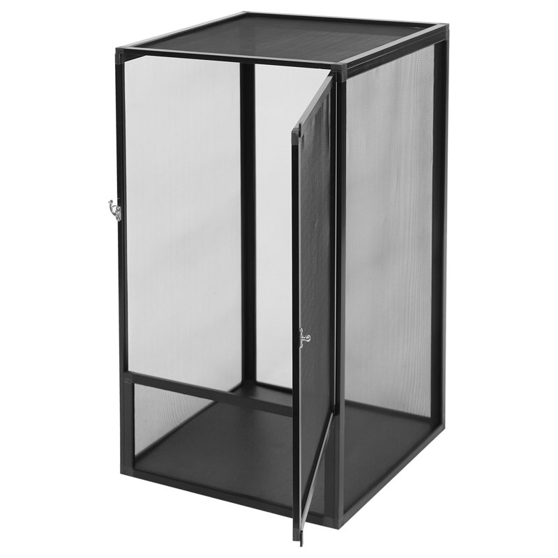 Grande enceinte ventilée en aluminium pour les caméléons, les geckos, les lézards et les insectes