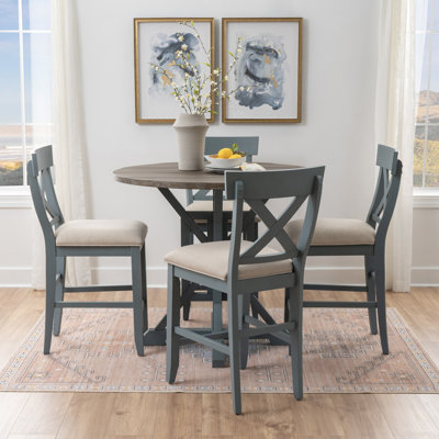 Bar Harbor Blue 5pc Counter Set