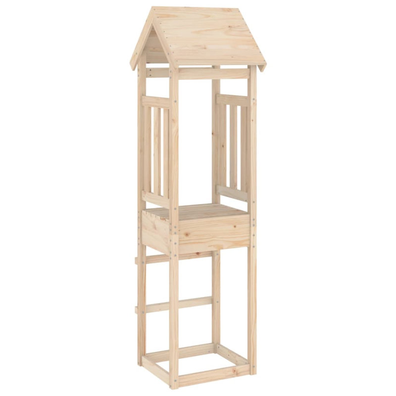 Play Tower 52,5x46,5x206,5 cm Wood, Solid Wood Pine