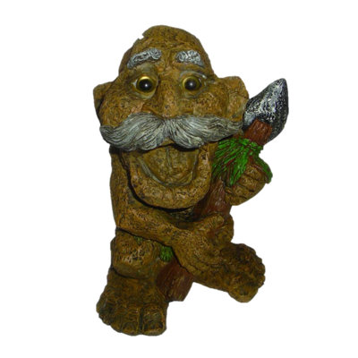 Statue de jardin Misfit Troll Grandpa