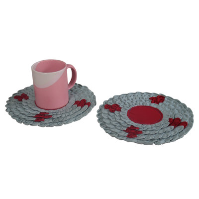 Cotton Round 1 Piece Trivet